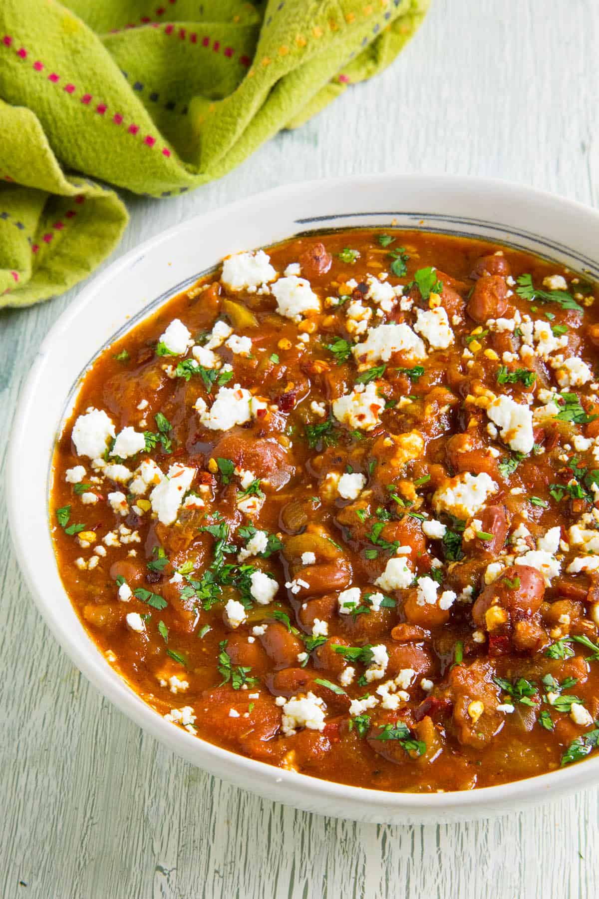 Pork Chili with Roasted Hatch Peppers - Recipe