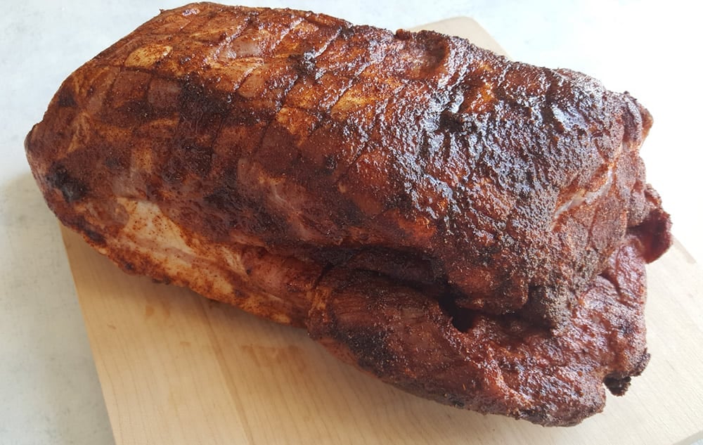 Smoked, Seasoned Pork Shoulder