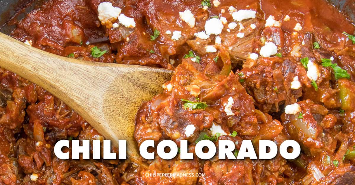 Chili Colorado Recipe Chili Pepper Madness