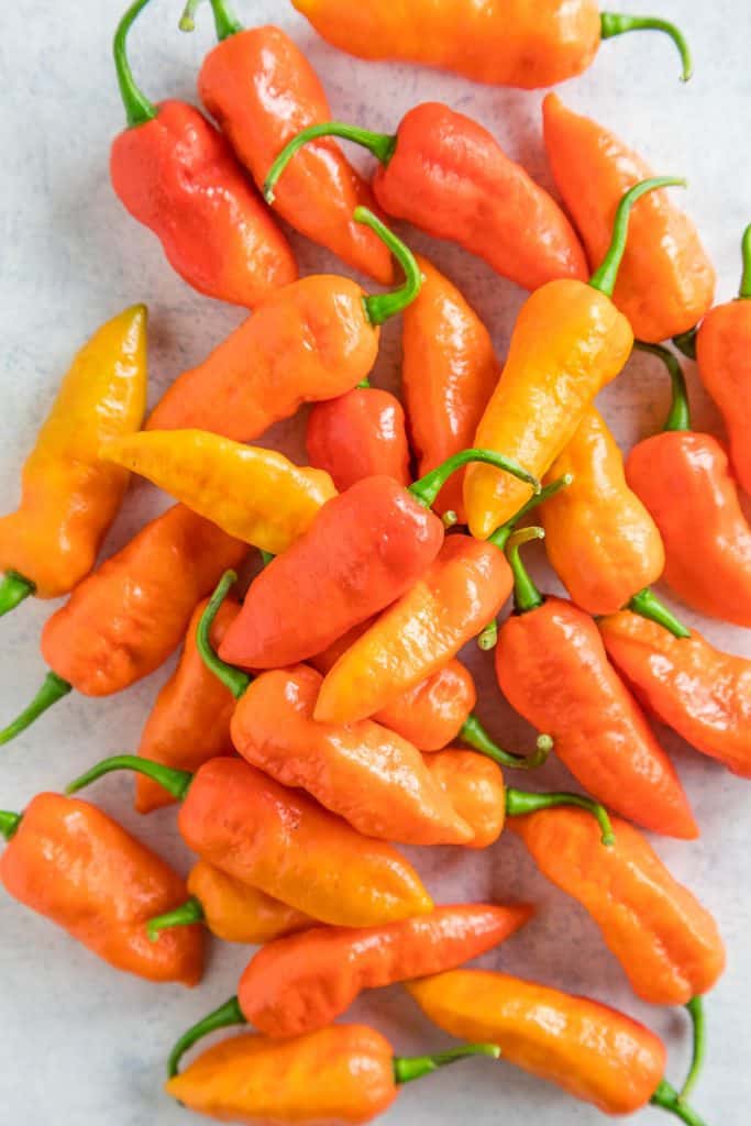 A Pile of Ghost Peppers