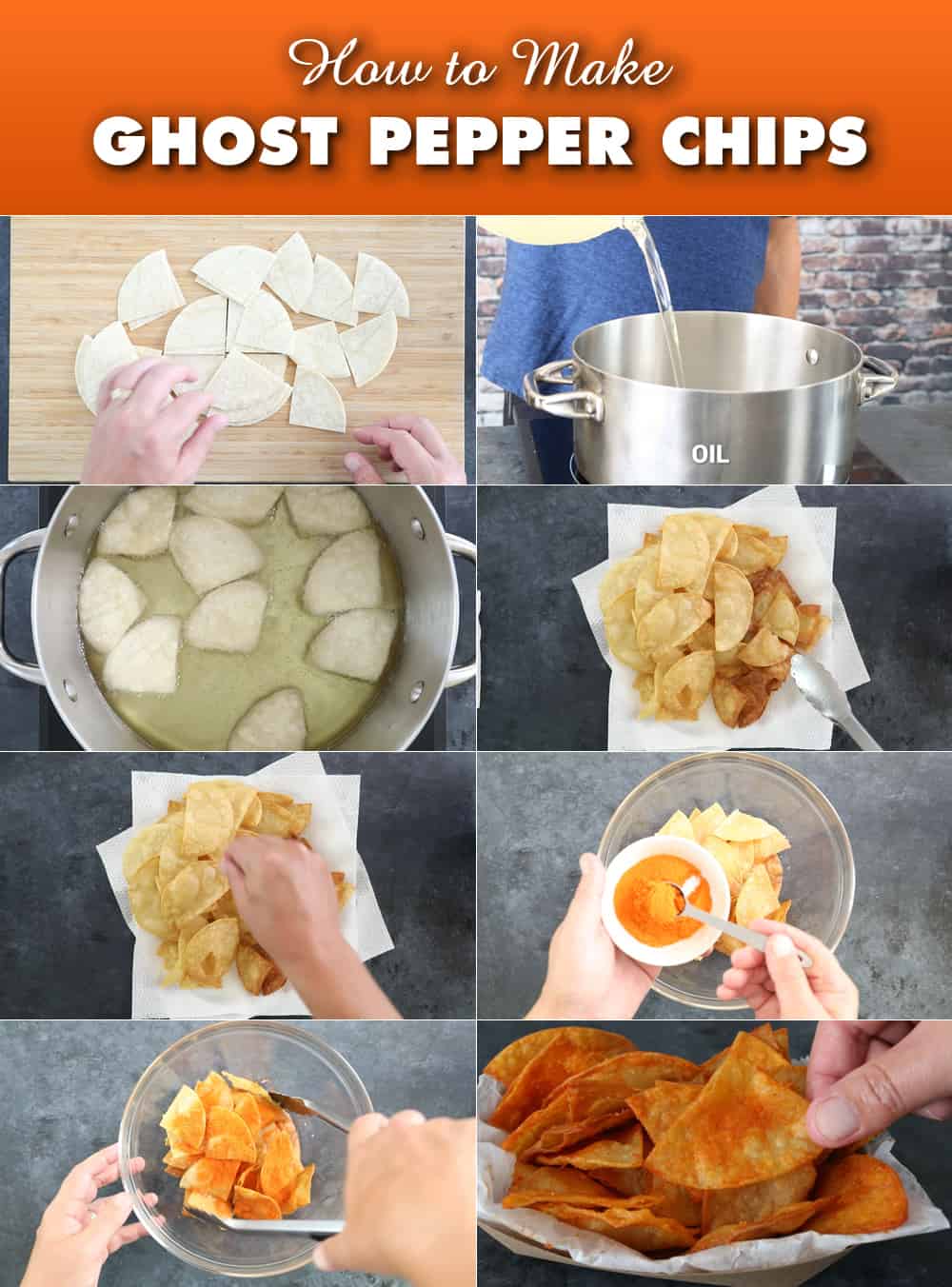 How to Make Ghost Pepper Chips