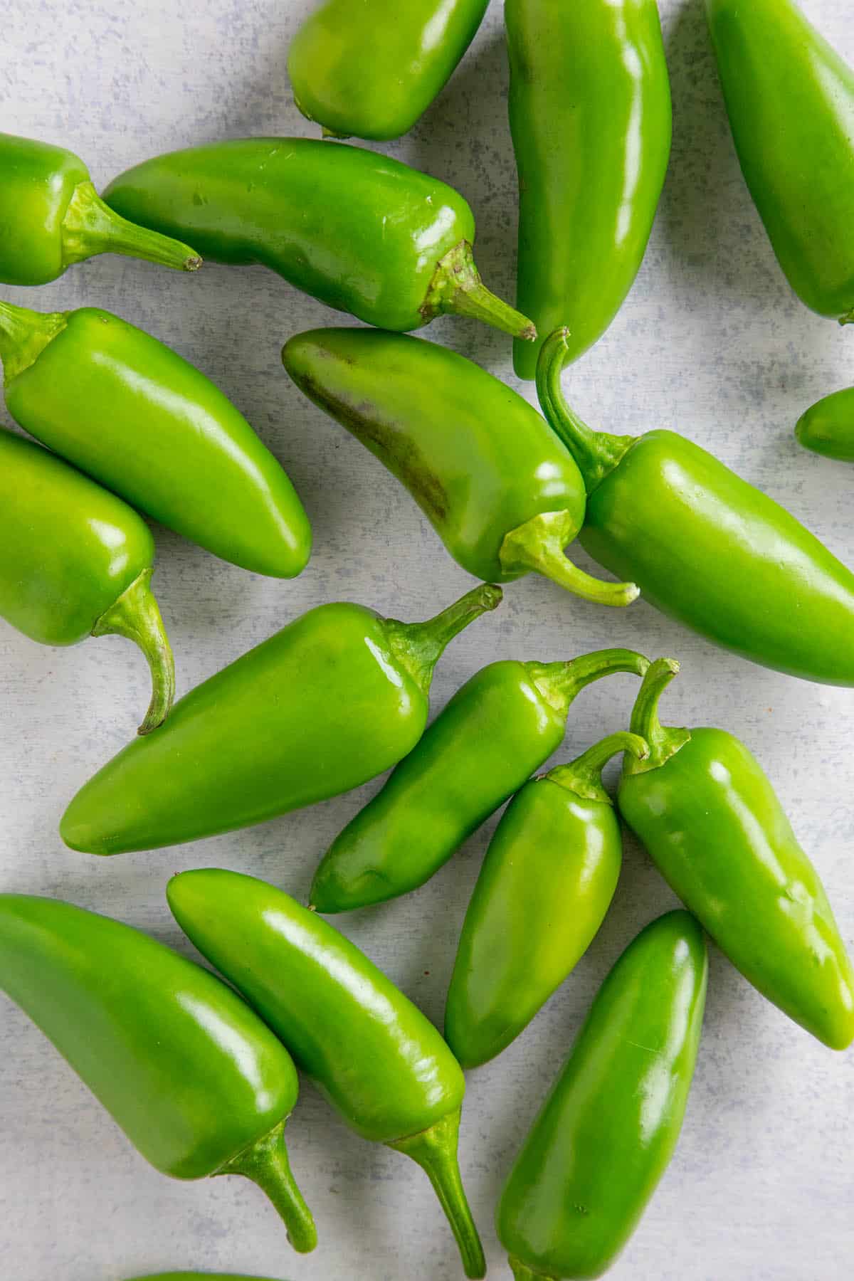 A Pile of Jalapeno Peppers