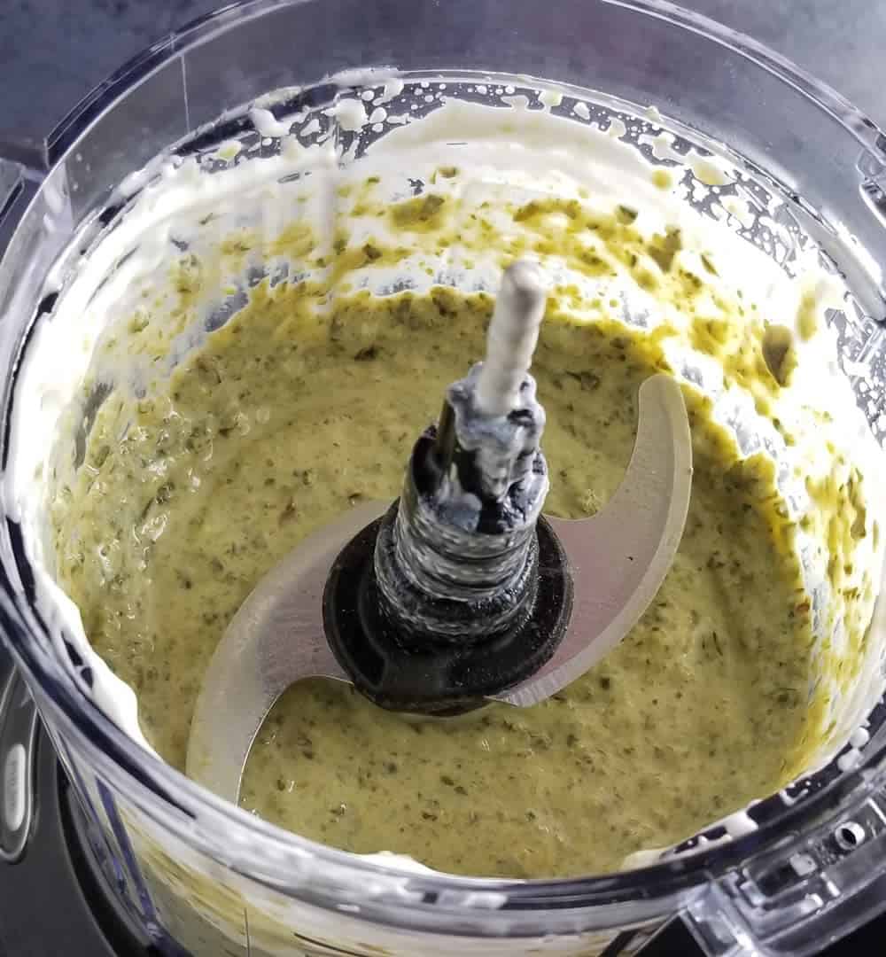 Processed Poblano Cream Sauce