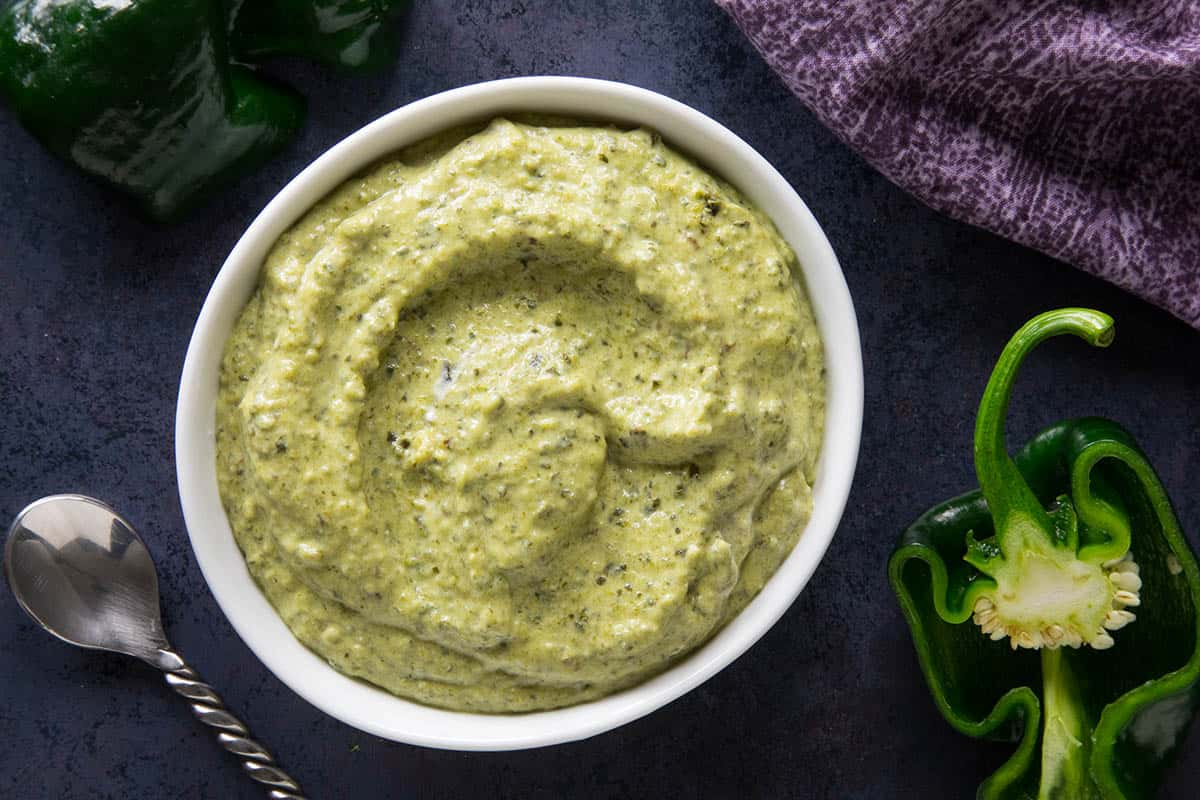 Poblano Cream Sauce - Ready to Serve