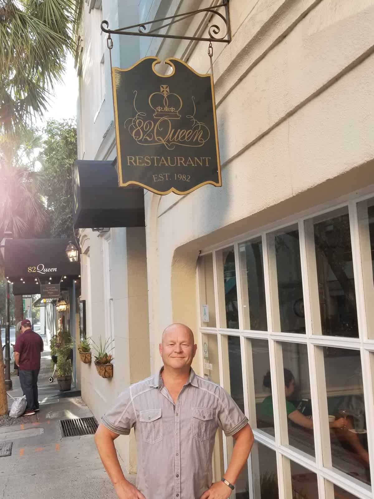 Mike at 82 Queen in Charleston, SC