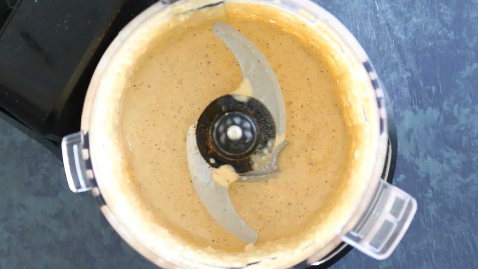 Cajun Cream Sauce in a food processor
