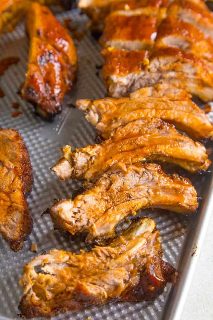 Oven Baked Ribs with HoneySriracha Glaze Recipe Chili Pepper Madness