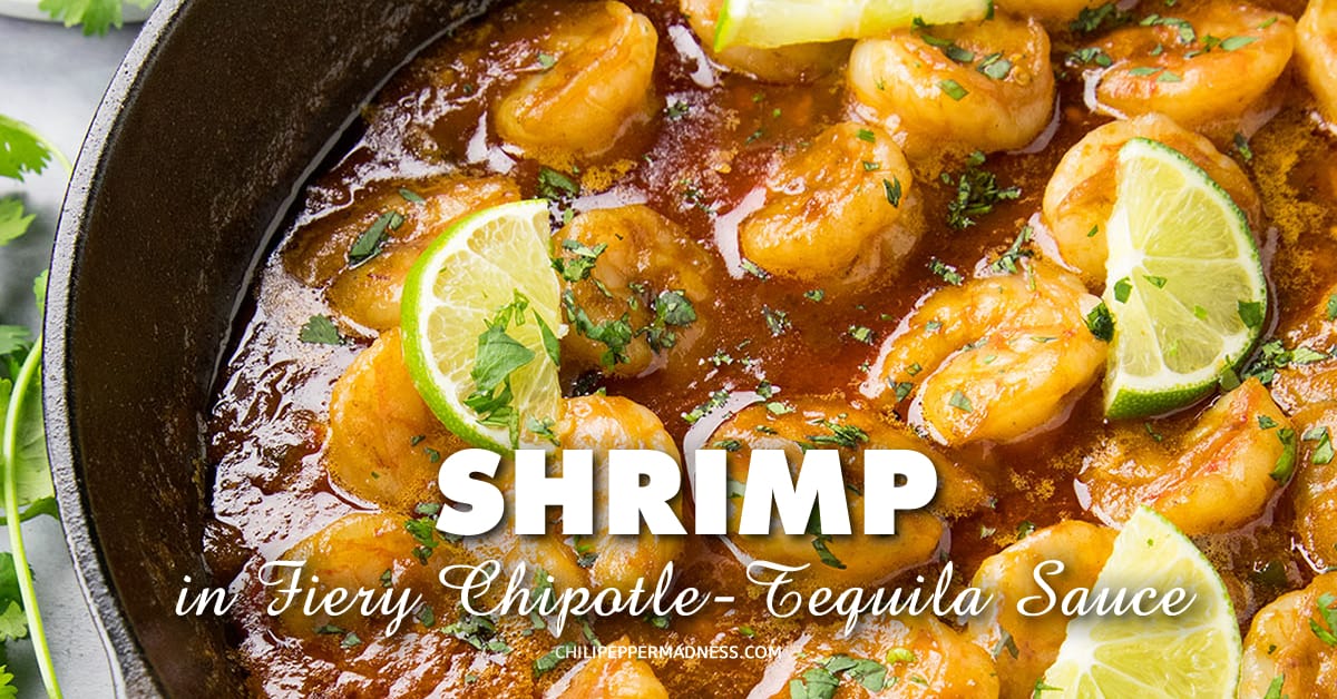 Spicy Shrimp in Chipotle-Tequila Sauce - Recipe - Chili Pepper Madness