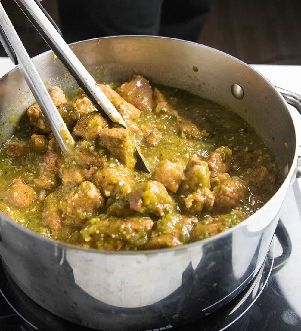 Stirring up the chile verde