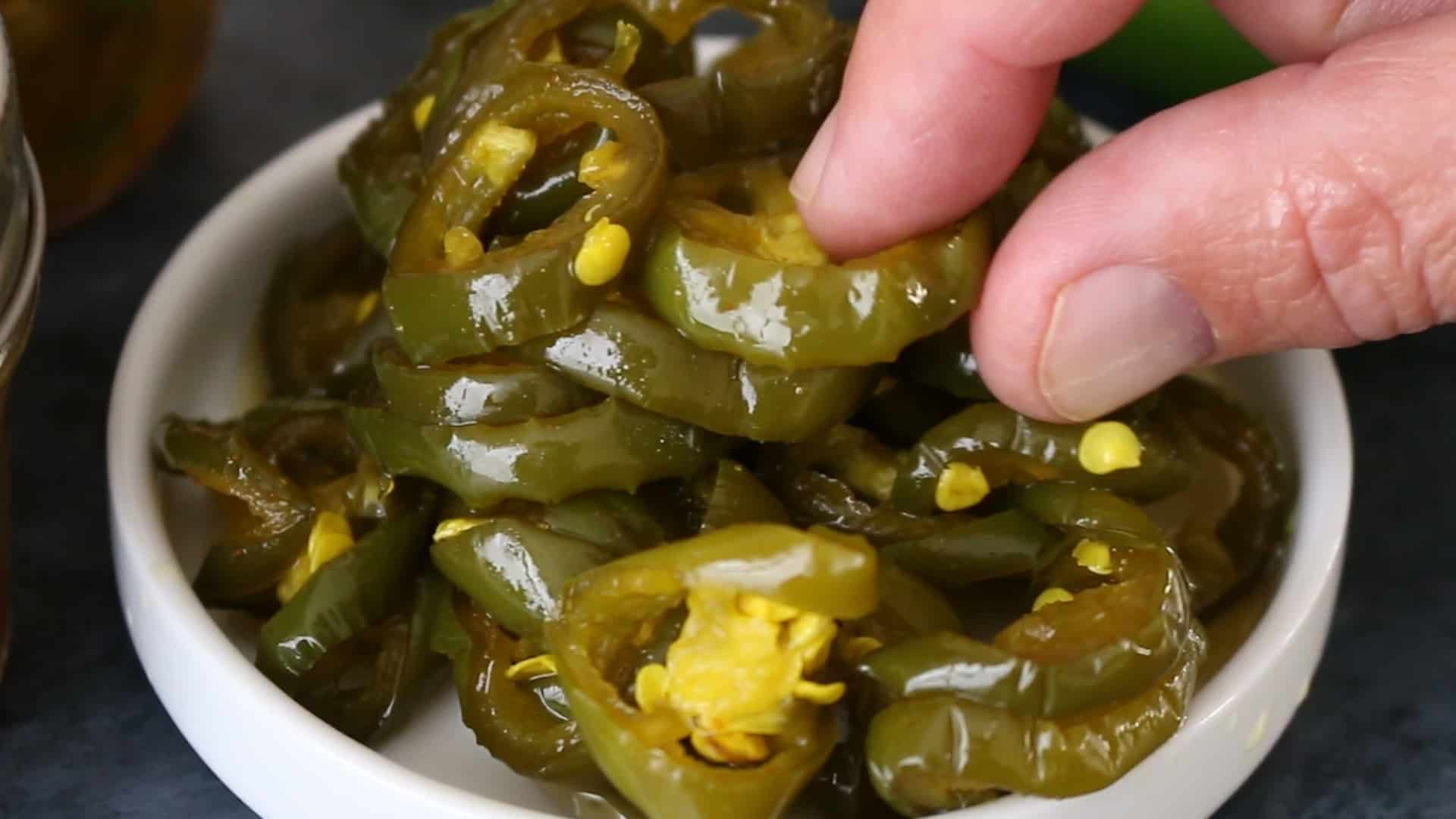 Candied Jalapenos Recipe (Cowboy Candy) Grabbing some Candied Jalapenos (Cowboy Candy)