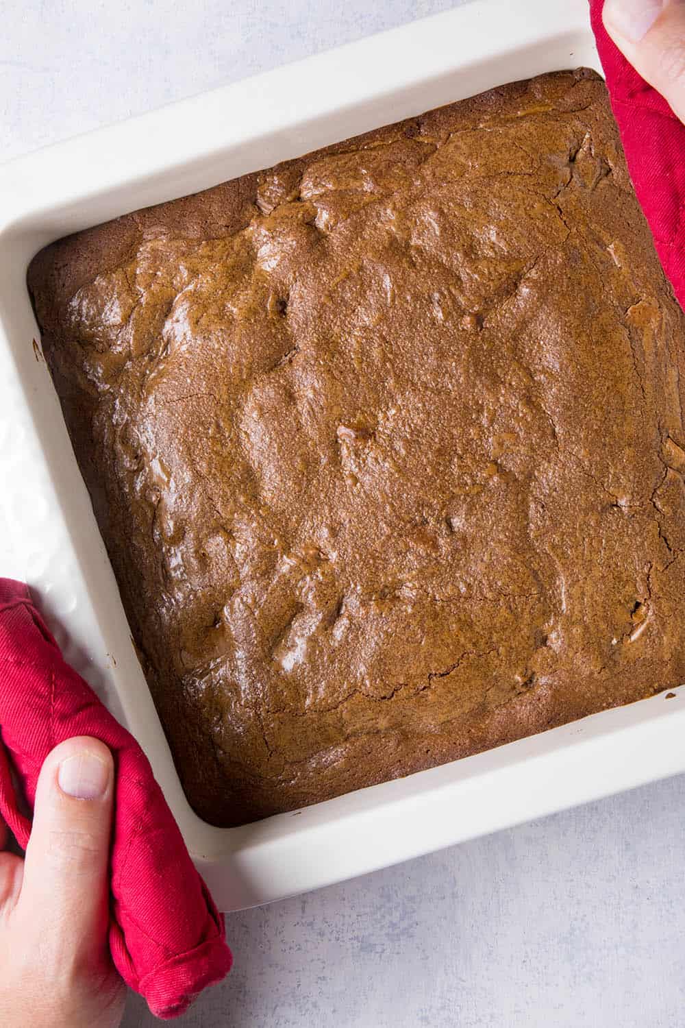 Mexican Brownies, just out of the oven