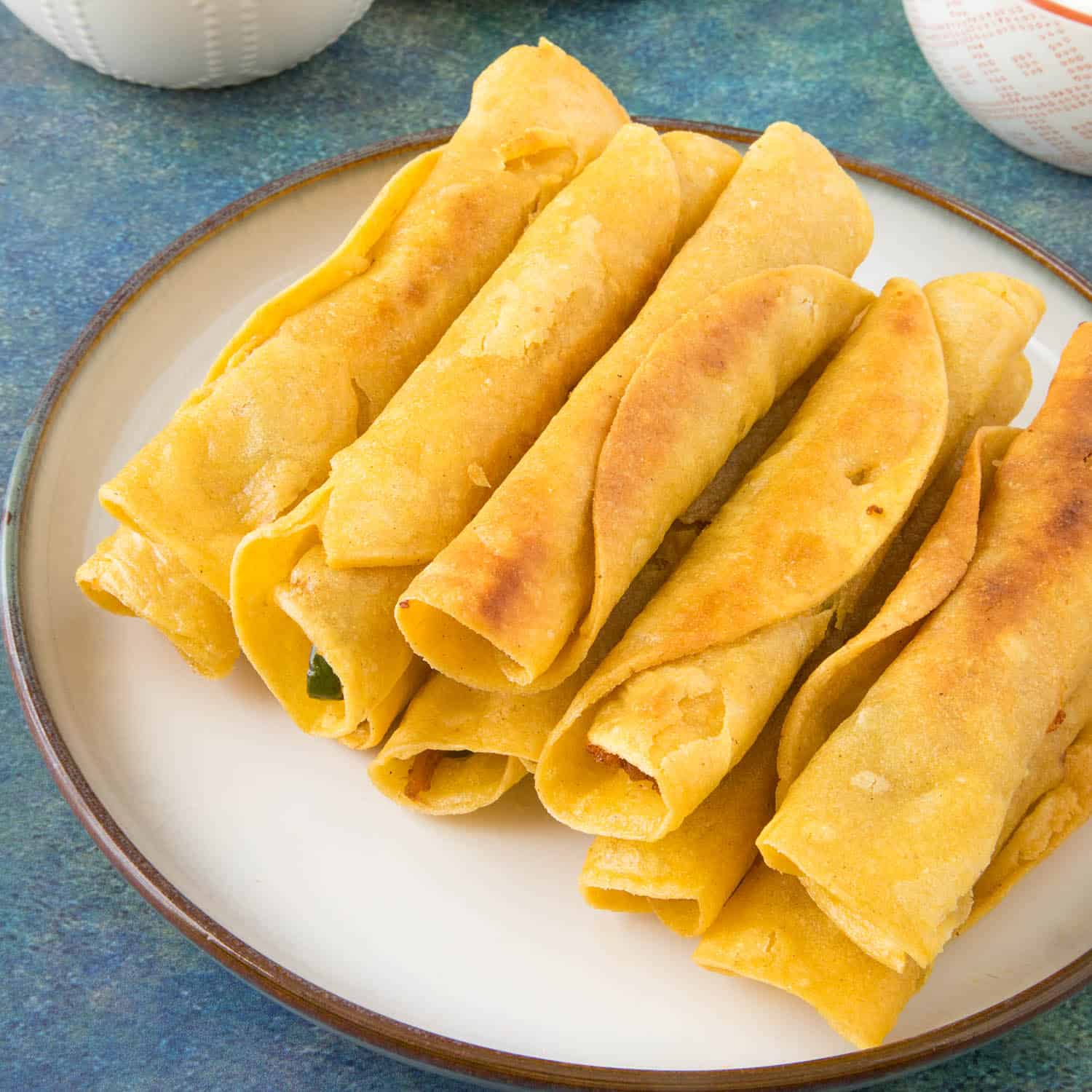 Authentic Chicken Flautas