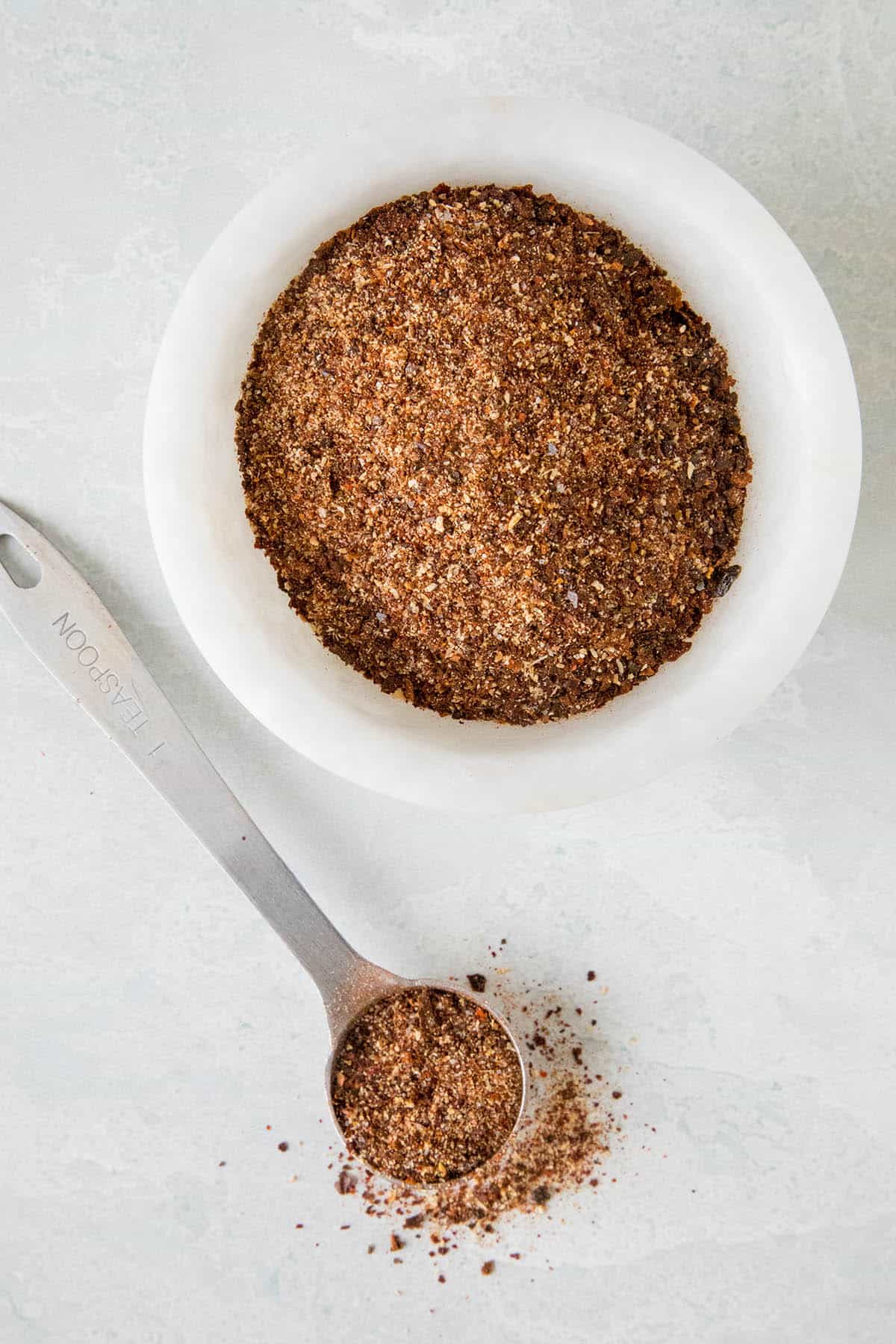 Homemade Chili Powder - In a bowl