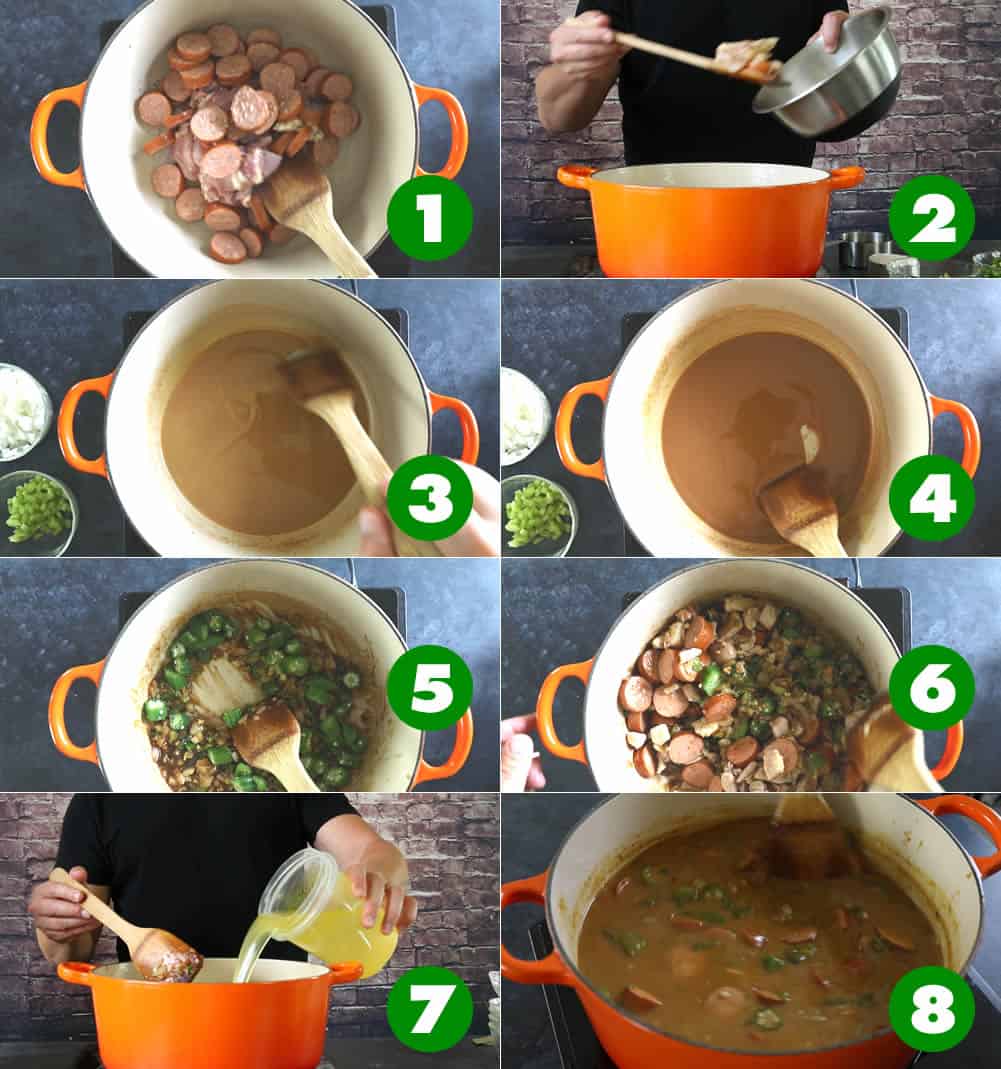 How to Make Gumbo - Cooking Steps