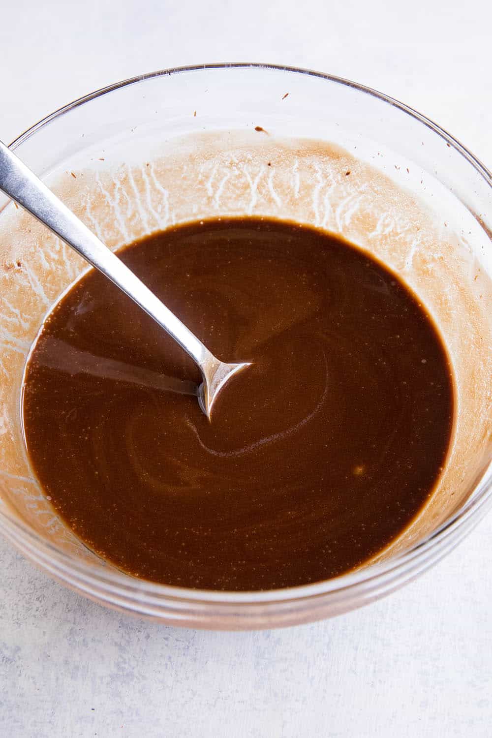 Melted Chocolate in a bowl