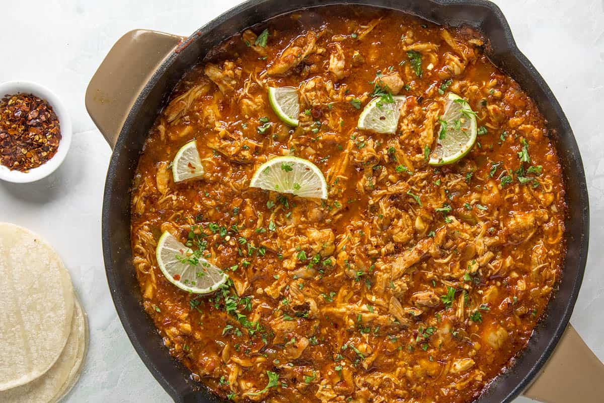 Chicken Tinga (Chipotle Shredded Chicken) Recipe Chili Pepper Madness