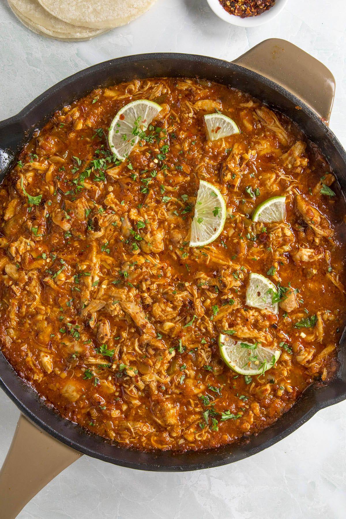 Chicken Tinga (Chipotle Shredded Chicken) Recipe Chili Pepper Madness