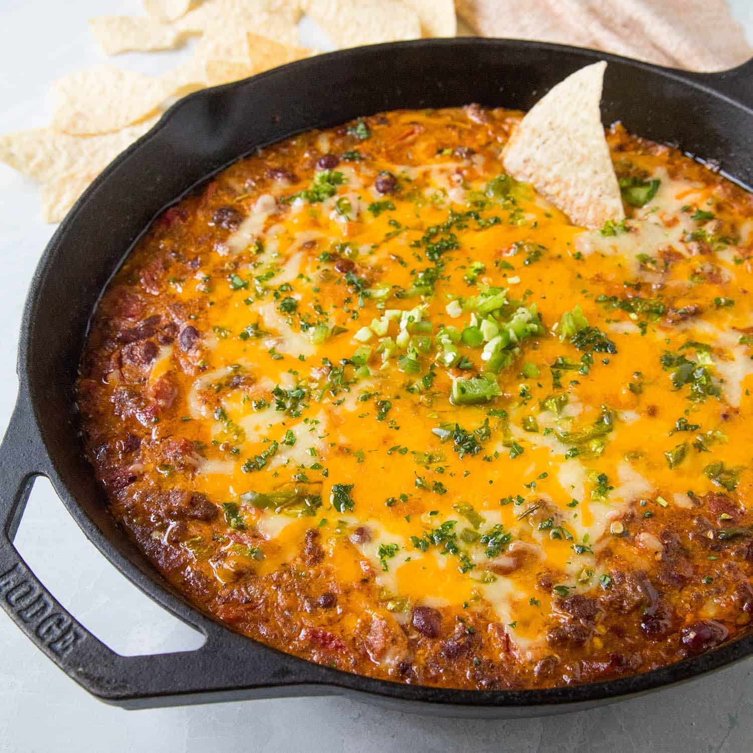 Meaty Chili Cheese Dip Recipe Chili Pepper Madness