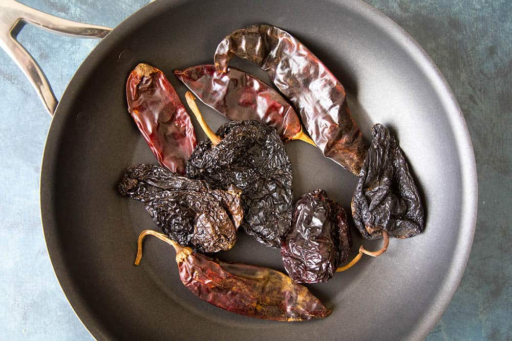 Chili Con Carne - Recipe Lightly toast the dried chili peppers to release their oils