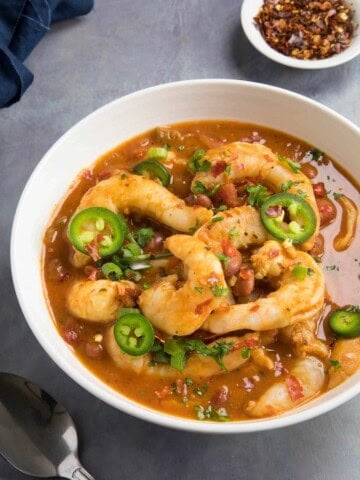 Shrimp and Red Bean Chili - Recipe