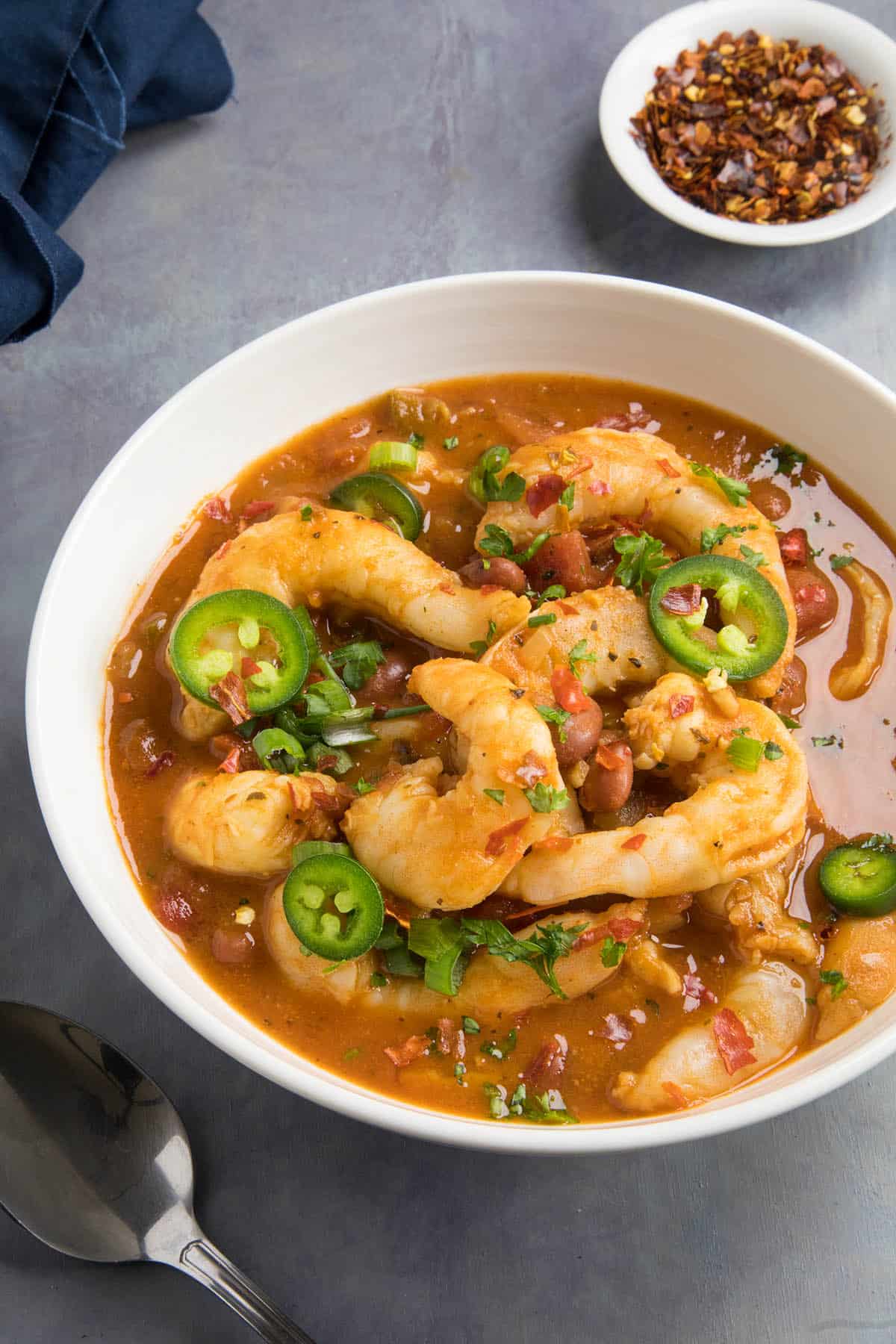 Shrimp and Red Bean Chili - Recipe