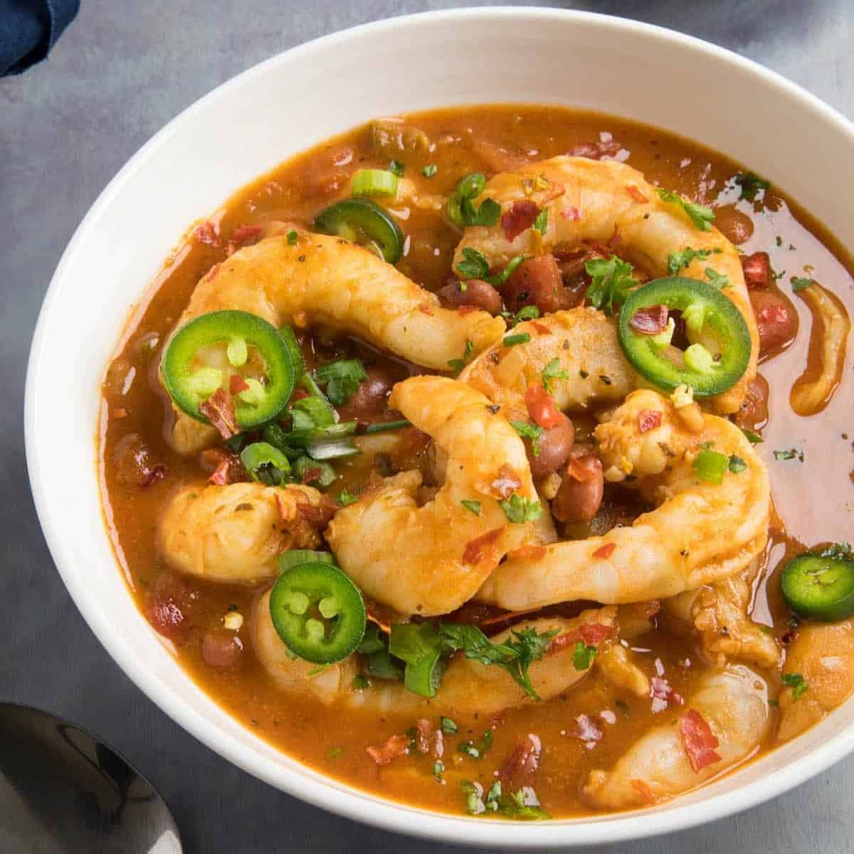 Shrimp and Red Bean Chili Recipe