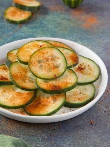 Mexican Chili and Lime Cucumbers Snack - Recipe