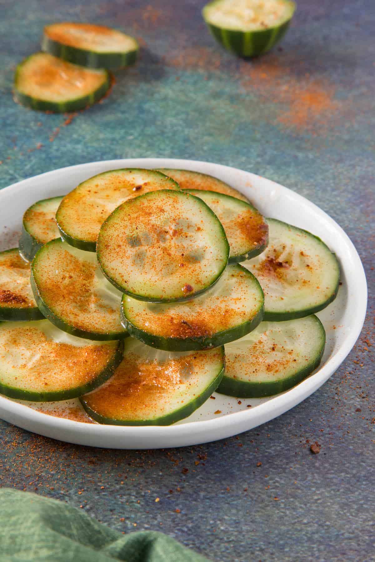 Mexican Chili and Lime Cucumbers Snack - Recipe