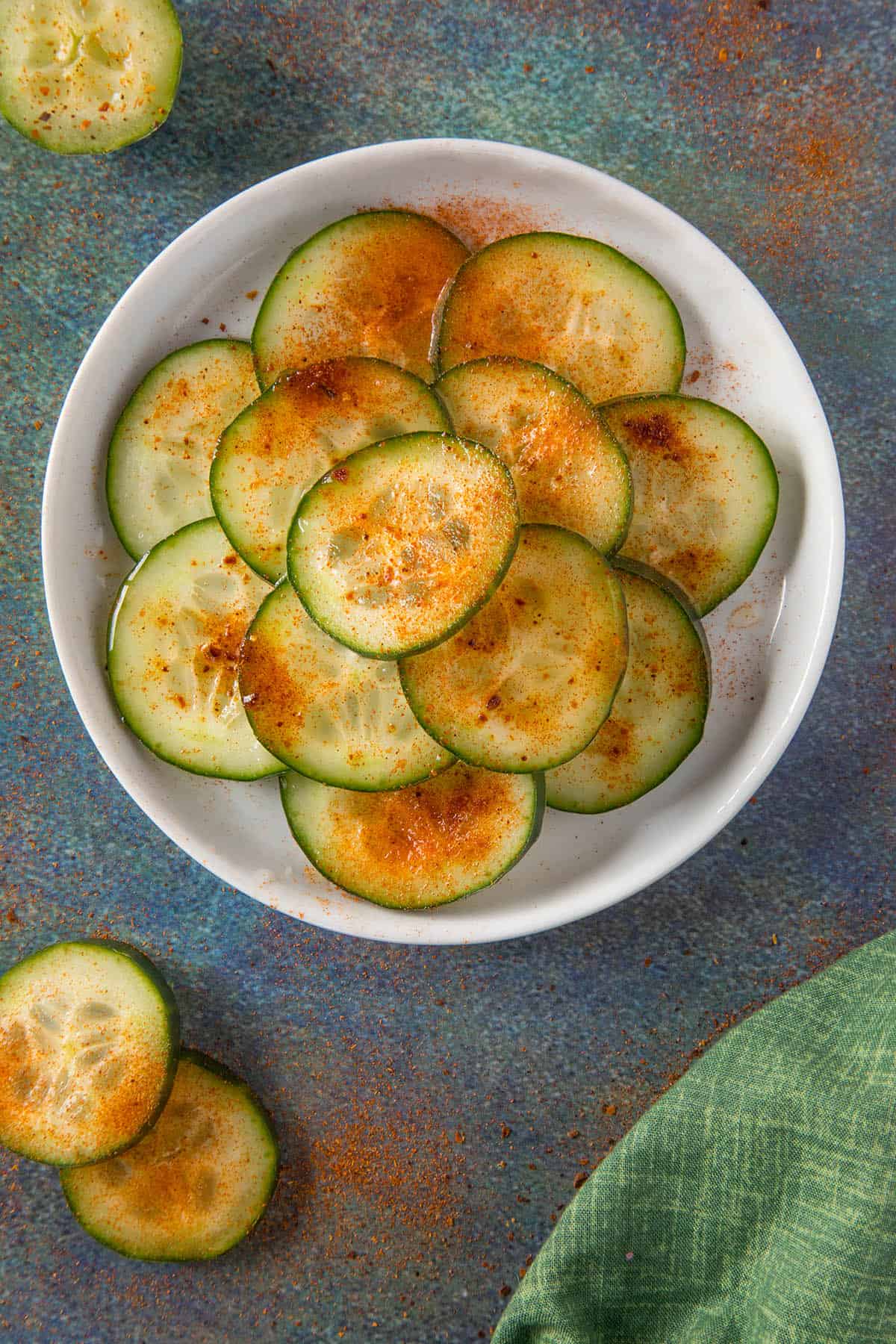 Mexican Chili and Lime Cucumbers Snack - Ready to eat