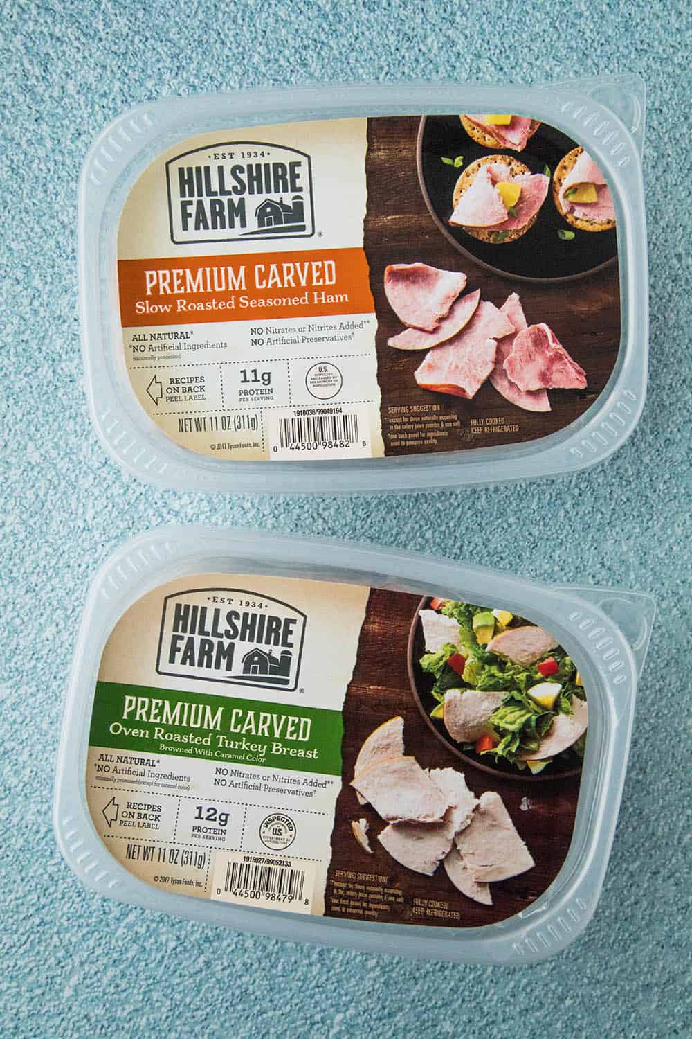 Hillshire Farms Premium Carved Slow Roasted Seasoned Ham and Oven Roasted Turkey Breast