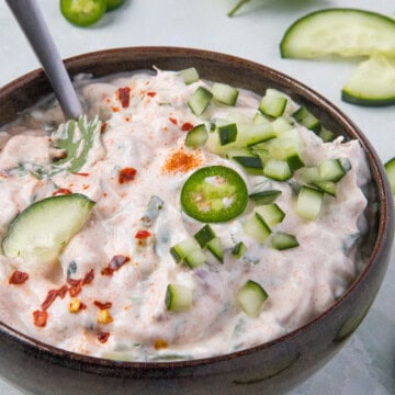 Indian Raita Recipe (Traditional Indian Condiment)