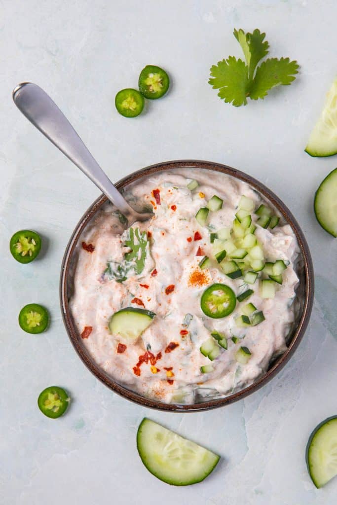 Raita Recipe (Traditional Indian Condiment) - Chili Pepper Madness