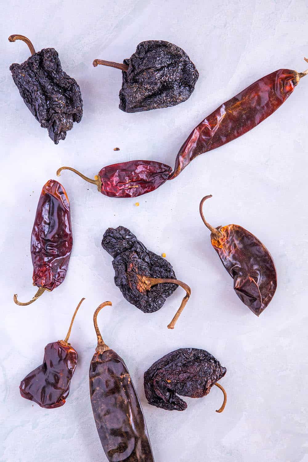 The chili peppers for our Texas chili