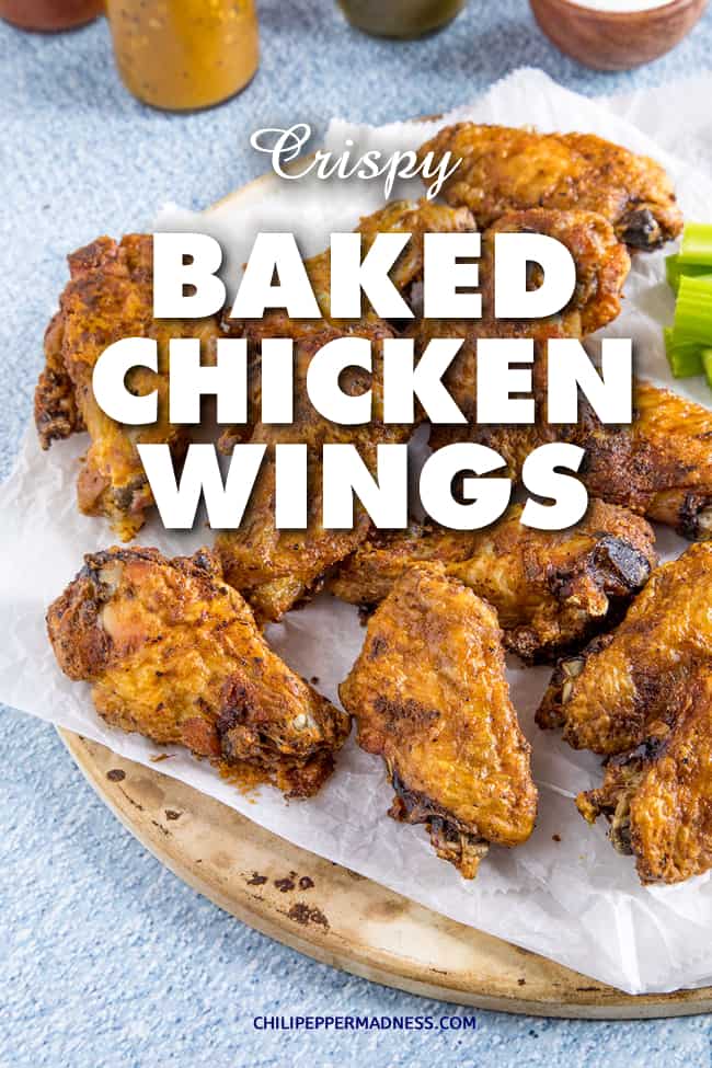 SO Crispy Baked Chicken Wings - Step by Step - Learn how to make crispy baked chicken wings in the oven with these easy steps. Works perfectly every time. #ChickenWings #PartyFood