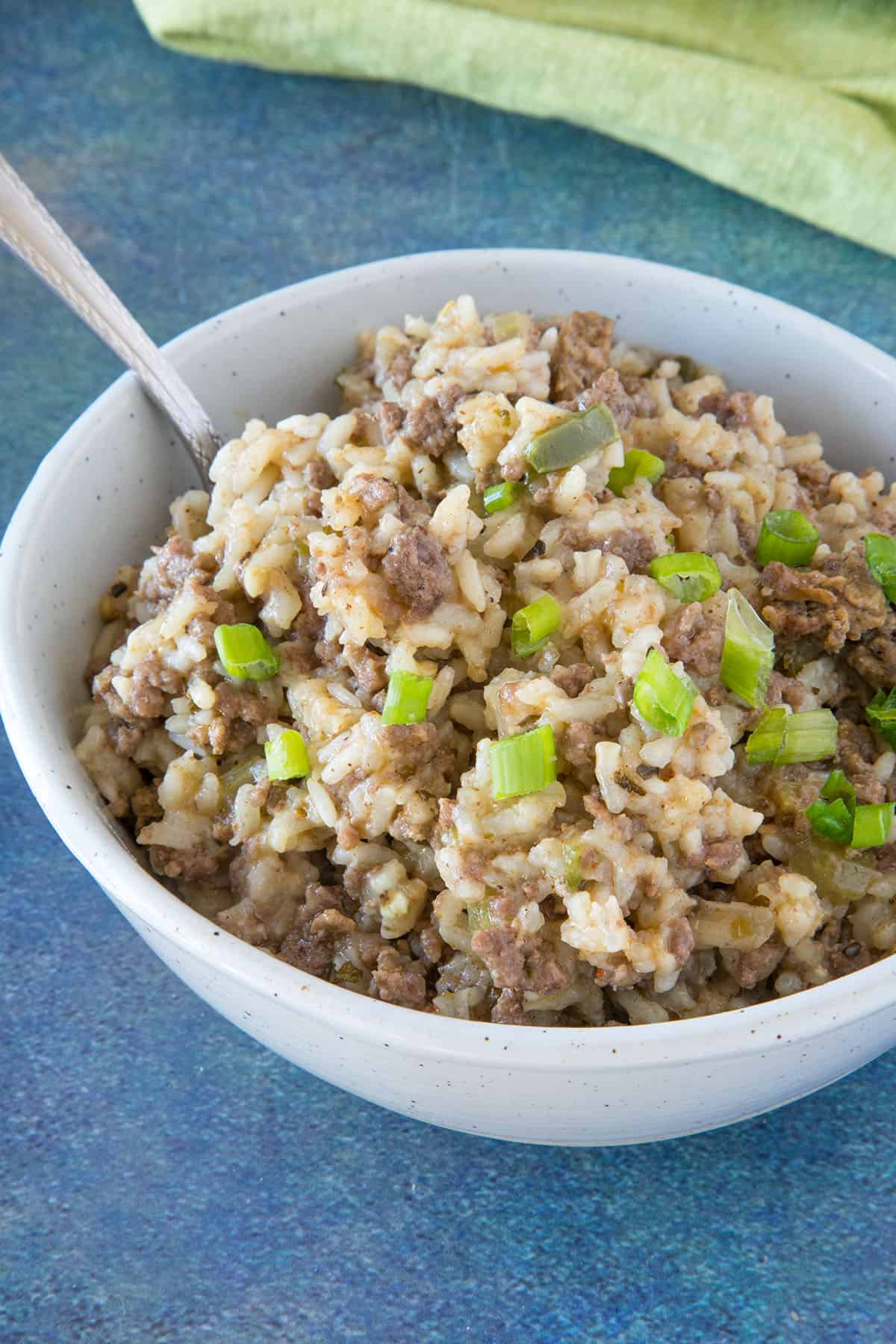 Dirty Rice in a bowl