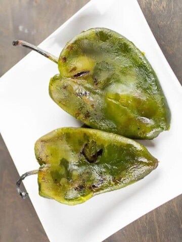 How to Grill Poblano Peppers