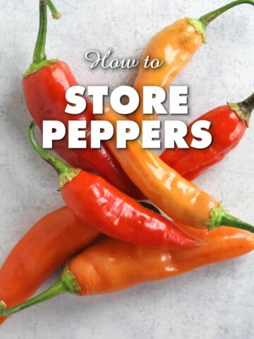 How to Store Peppers