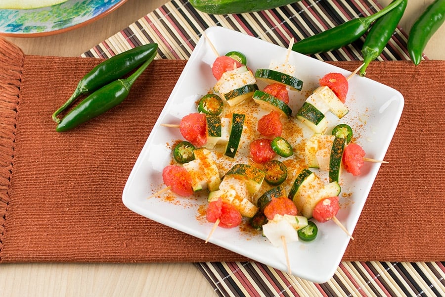 Mexican Street Snacks on a plate, ready to serve.