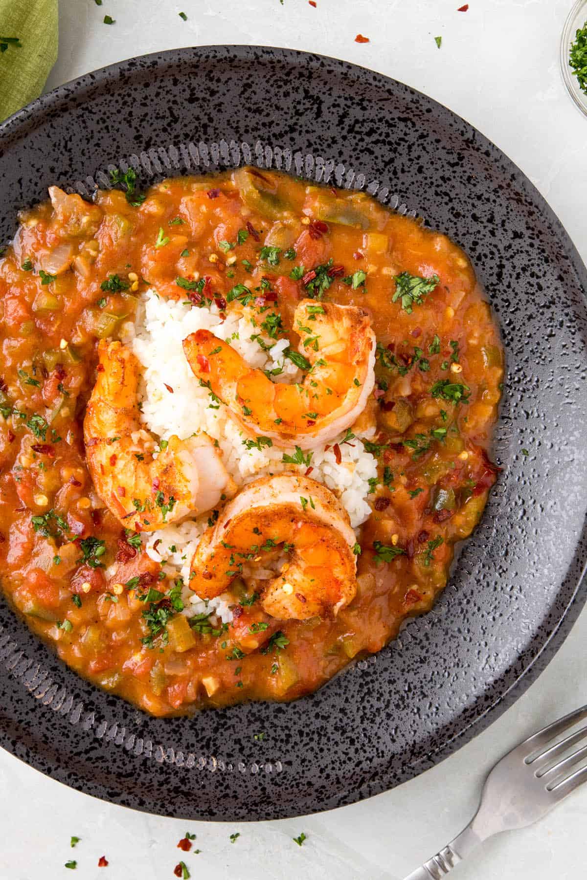 Shrimp Etouffee, ready to eat