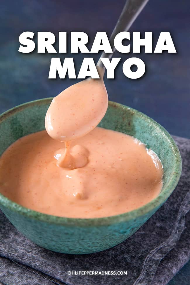 Creamy Sriracha Mayo Recipe - This homemade sriracha mayo recipe is creamy, spicy, and very easy to make. It'll add the perfect zing to sandwiches, veggies, and anything grilled. #Condiment #Sriracha