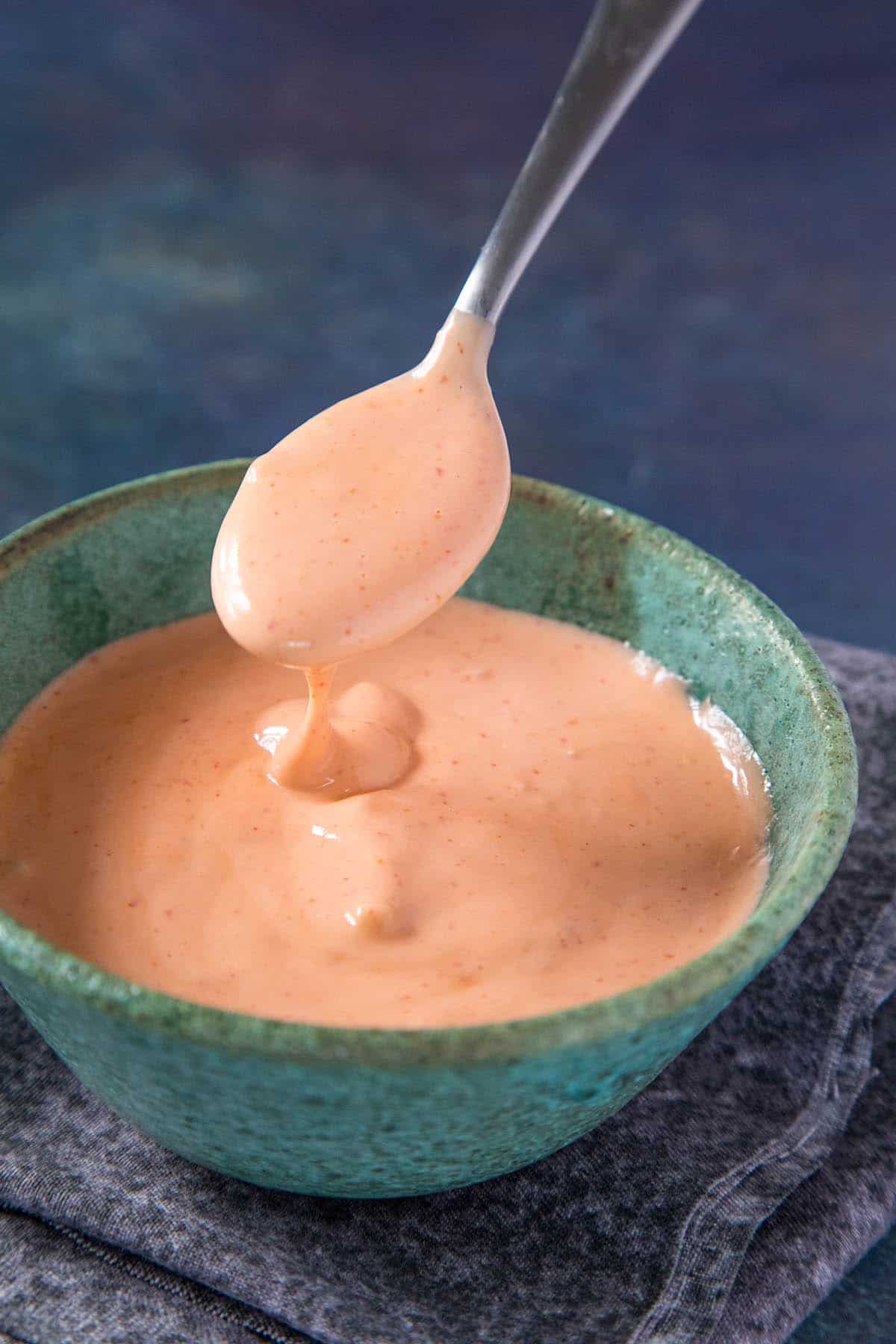 Sriracha Mayo in a bowl.