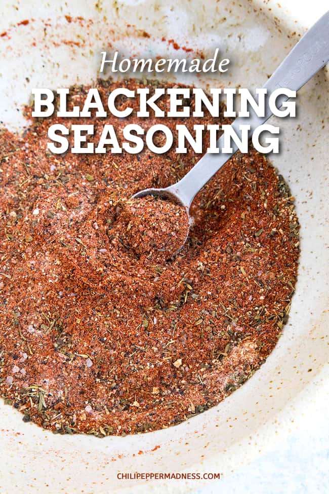 Homemade Blackening Seasoning - Use this piquant homemade blackening seasoning recipe to blacken anything from fish and shrimp to poultry, beef and more. Time to wake up those taste buds! #SpiceBlend #Cajun