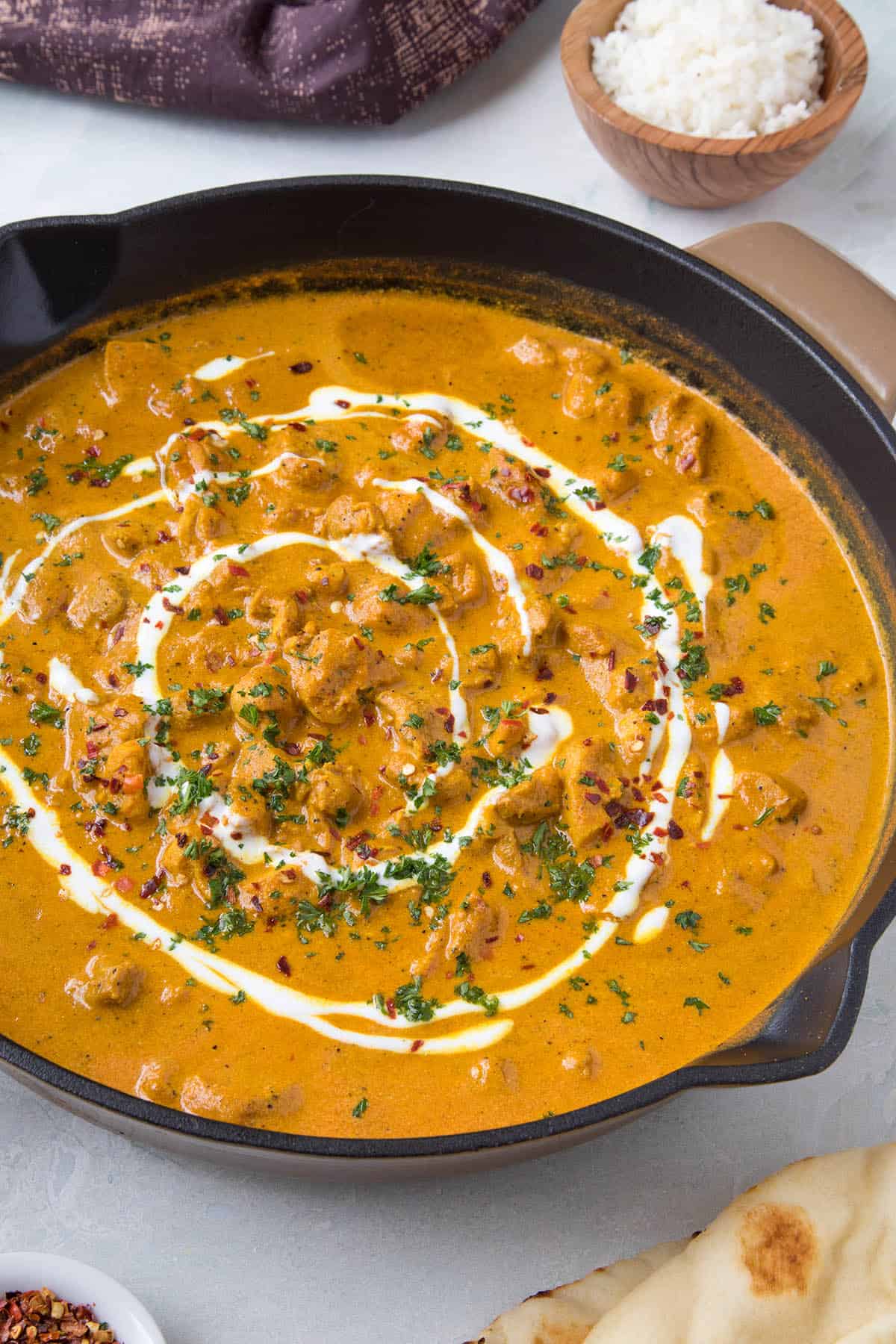 Butter Chicken in a pan