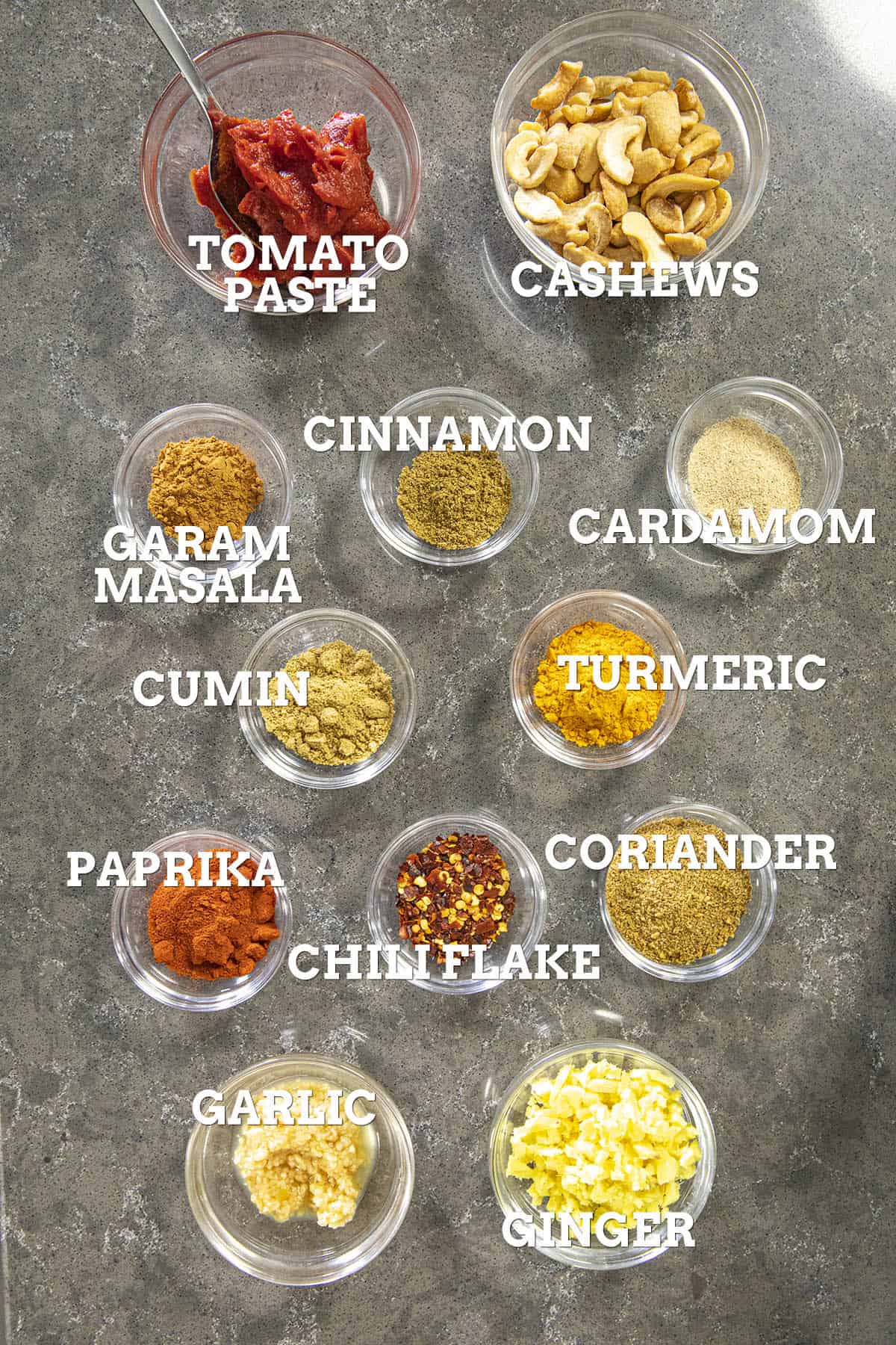 Chicken Korma Ingredients