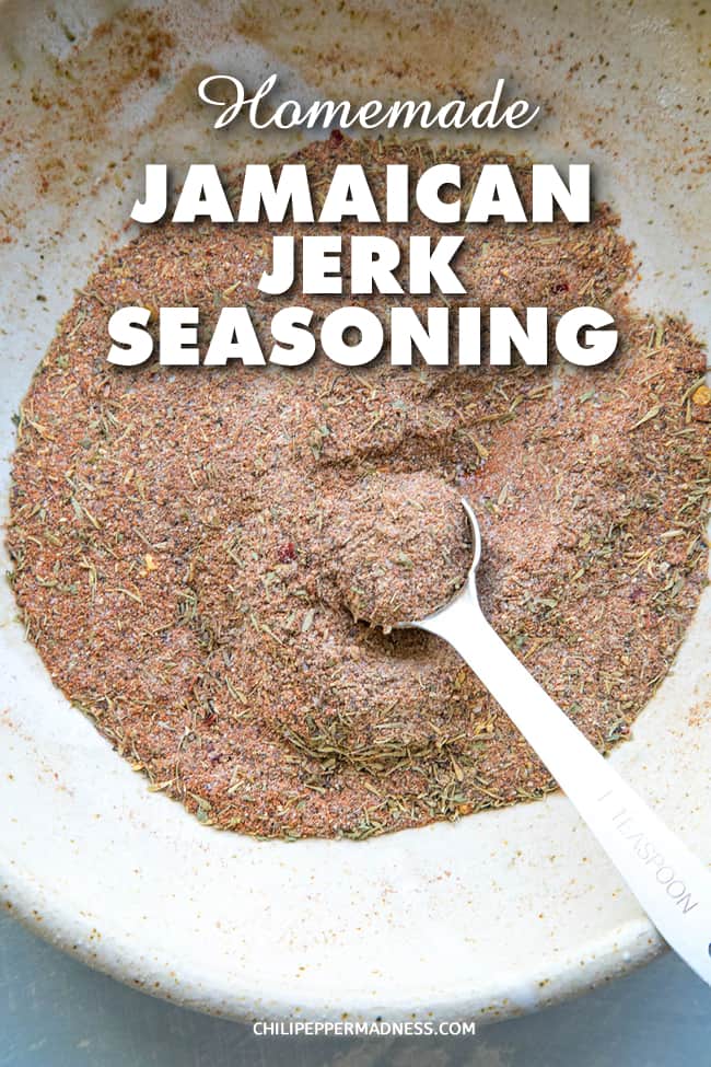 Homemade Jamaican Jerk Seasoning - Make your own Jamaican jerk seasoning blend at home with this easy recipe, filled with loads of piquant and aromatic spices. #Jerk #JamaicanCooking #SeasoningBlend