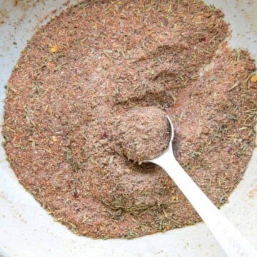 Homemade Jamaican Jerk Seasonings mixed together in a bowl