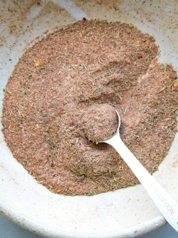 Homemade Jamaican Jerk Seasonings mixed together in a bowl