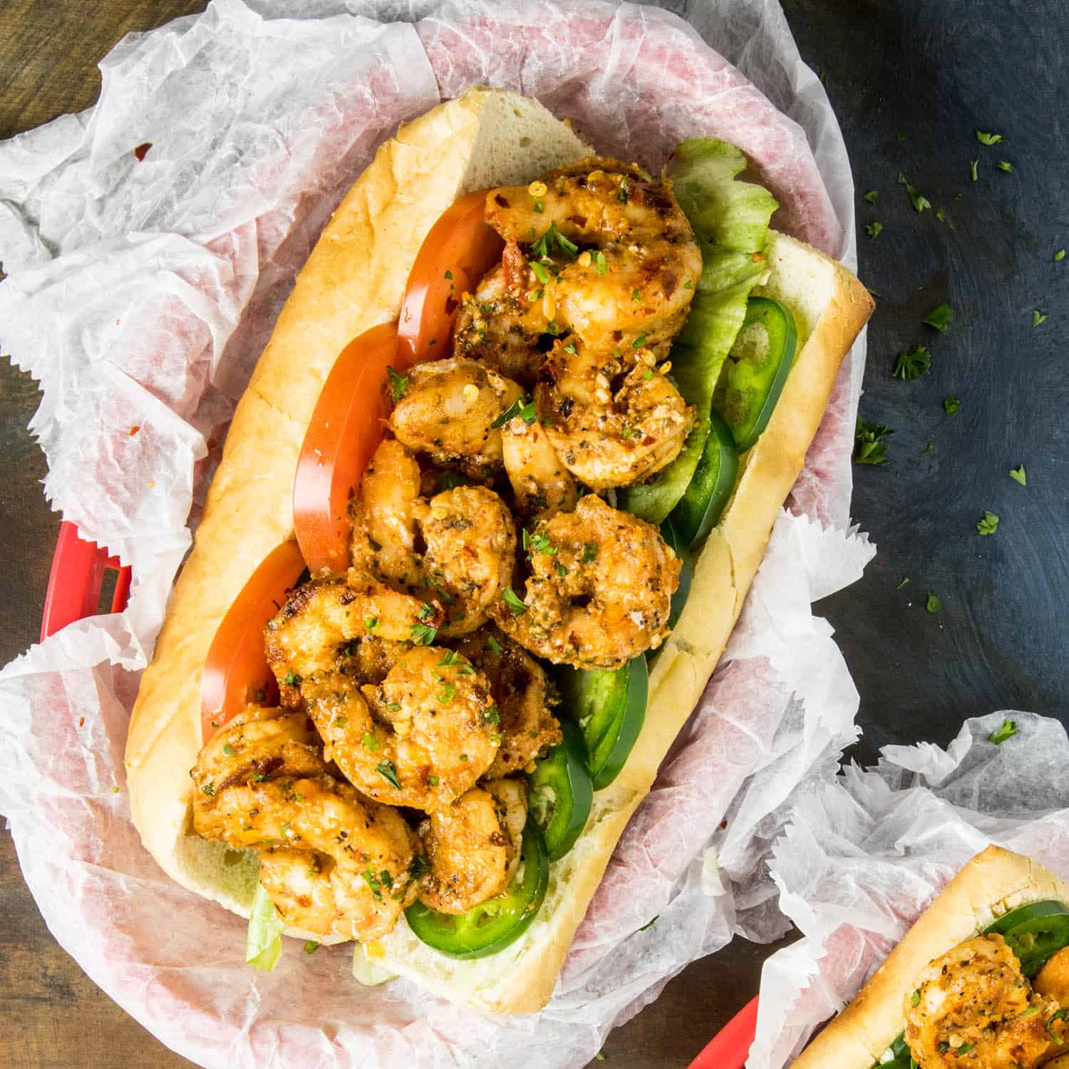 Shrimp Po Boy Recipe with Cajun Remoulade - Simply Whisked