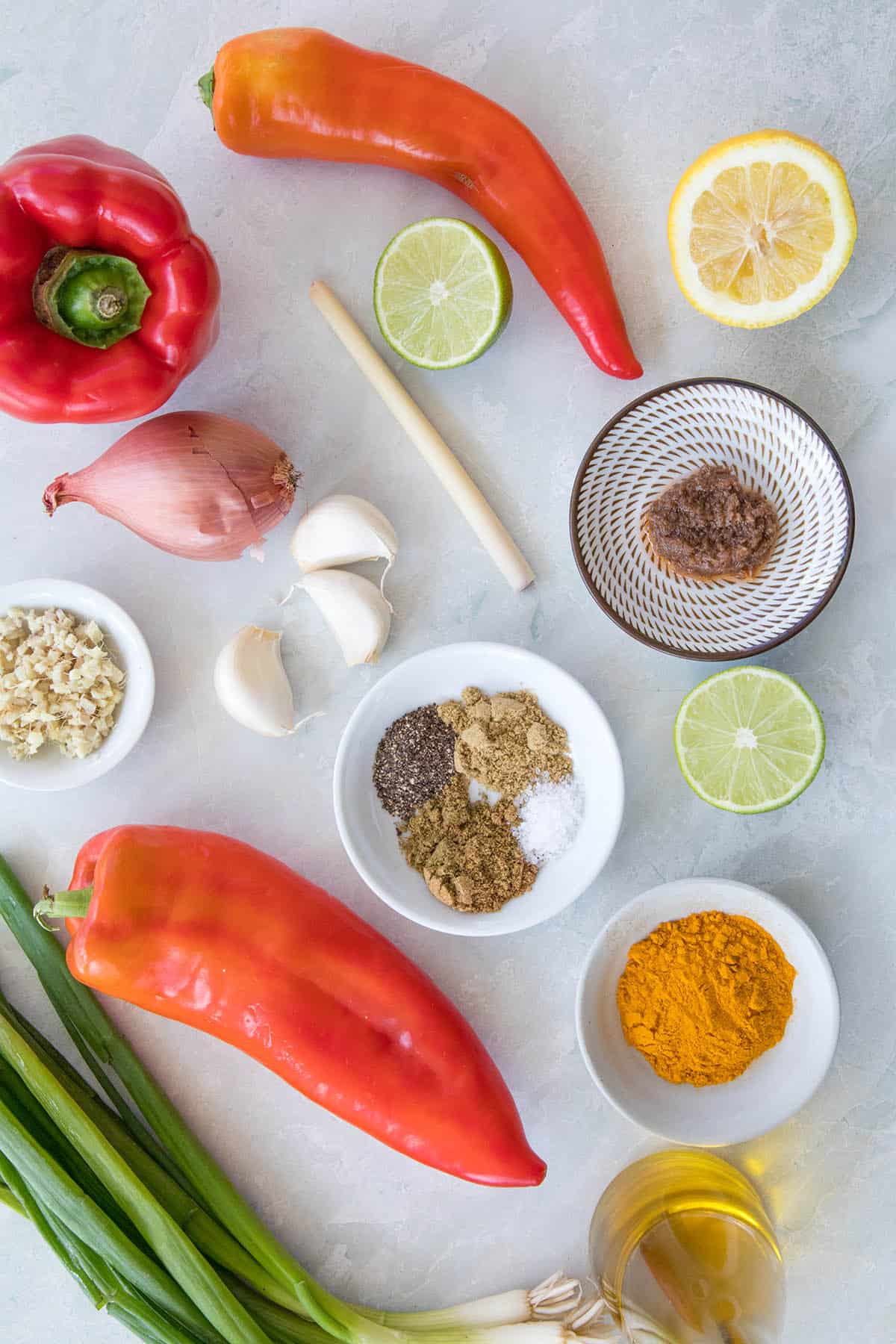 Spicy Yellow Curry Paste ingredients