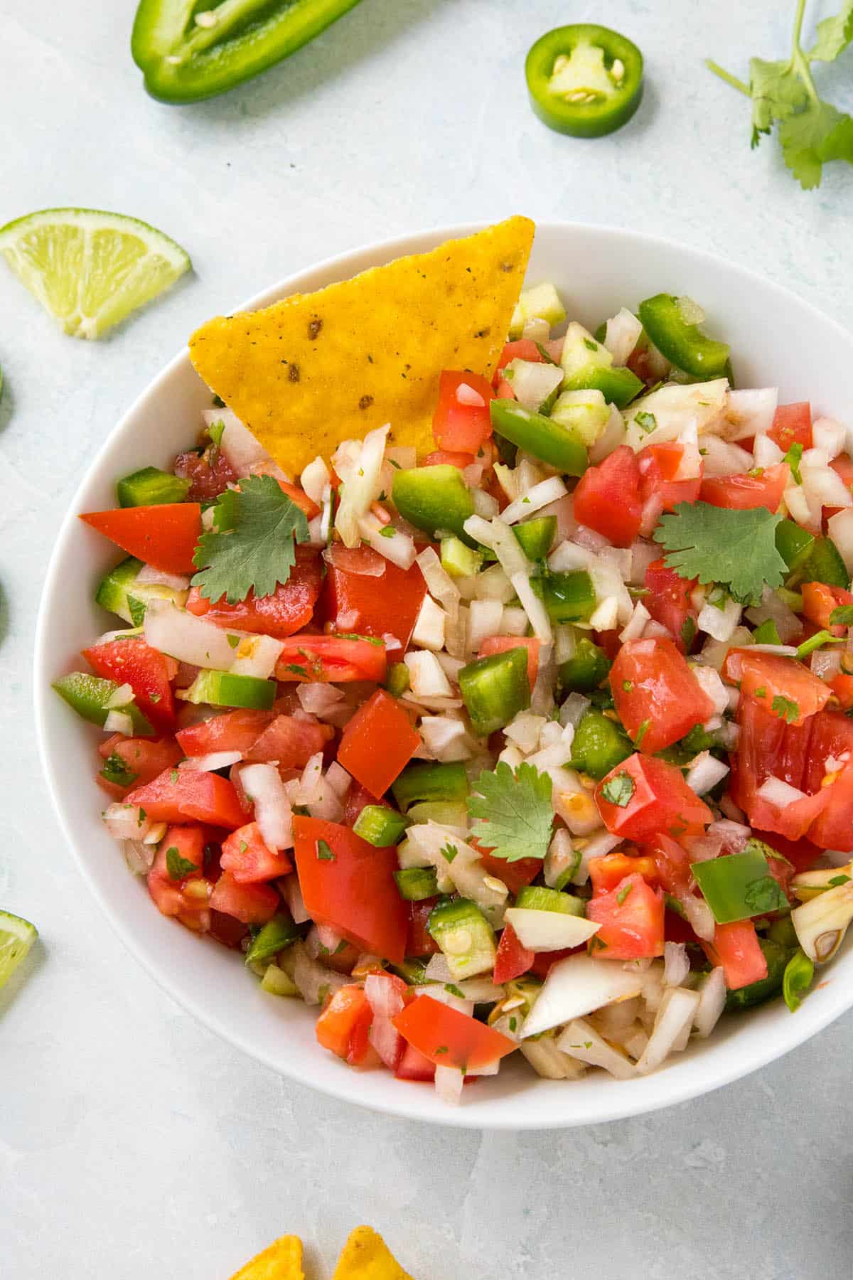 Pico de Gallo in a bowl